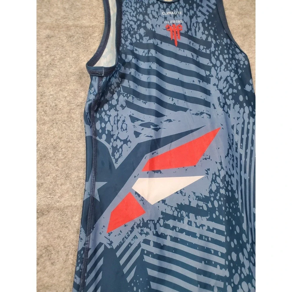Adidas Team Iowa State Wrestling Championship Singlet Men's Size AS Climalite